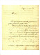 NOBLESSE - BRUGES  POUR GAND - 1824 + BARON DE CROESER DEN BERGEN - Manuscrits