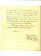 NOBLESSE - BRUGES  POUR GAND - 1824 + BARON DE CROESER DEN BERGEN - Manuscrits