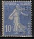 3 Semeuse 10 C. N° 279, Teintes Différentes Et Manques D'encre, Trame Du Rouleau D'impression Visible, Sur Le Premier - Used Stamps