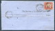 1863 GB London EC Duplex 1d Red Midland Railway Derby TOO LATE Entire - Briefe U. Dokumente