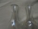 Delcampe - Ancien - Petit Lot De 2 Anciens Petits Flacons à Vin En Verre 25 Cl - Karaffen