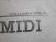 LA GAZETTE DU MIDI Original Journal Mardi 12 Janvier 1886 Faire Défiler Images Et Lire Articles De Presse - 1850 - 1899