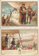 Rare 20 Chromos 1900 Publicité Alcool Mente Ricqlès Ballon Expédition Pôle Nord-Li Hung Chang-Duel-Tacot-Cycle-Co Lonial - Autres & Non Classés