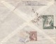 R-Brief ARGENTINA 1959 - 7 Fach Frankierung + Esperanto-Vignette Auf Brief Gel.von Rosario &gt; Hannover - Briefe U. Dokumente