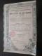 15 Avril 1889 Action Titre EXPOSITION UNIVERSELLE 1889 : BON A LOT De 25 Francs Au Porteur - 2 Cachets à Relief à Sec - D - F