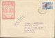 India Airmail Par Avion NEW DELHI 1987 Cover To Denmark Sailing Around The World Stamp - Airmail