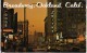 Oakland California, Night Street Scene, Auto, Jeweler Sign, C1960s Vintage Postcard - Oakland