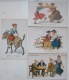 Lot 7x CP LITHO WSSB W.S.S.B Humour THIELE ? HUMOUR Laide Mechante Femme Comere Cancan Langue Vipere Xantippe Ane Biere - Collections & Lots