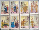 CPA Lot 8x LITHO Illustrateur Roberty Humour Souvenir Bruxelles Manneken-pis Soldat Bidasse Nonne Laitiere Kilt Papy - Personnages Célèbres