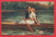 149897 / Germany Art Ludwig RICHTER - LIEBESFLUESTERN , DEAR-WHISPER , BOAT GIRL MAN - 2003 D.K. & Co. P - Richter, Ludwig