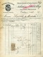 Toulouse, Tissus Imprimés,Salinier, Grateloup, 4 Docs  Indiennes, 1 Reçu De Lacombe, Montauban, Transport, Cachet - Spain