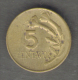 PERU 5 CENTAVOS 1970 - Pérou