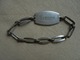 Ancien - Petite Gourmette En Fer Gravée "SIMONE" (Bracelet Enfant/fillette) - Bracelets