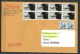 USA 2014 To ESTONIA Estland Estonie With 8 Alfred Hitchcock Stamps (uncanceled) - 2011-...