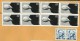 USA 2014 To ESTONIA Estland Estonie With 8 Alfred Hitchcock Stamps (uncanceled) - 2011-...