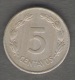 ECUADOR 5 CENTAVOS 1946 - Equateur