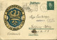 Entier Postal Ebert 8 Vert Oberschlesien (haute Silésie) Aigle Marteau Faux Outil Hanau La Ville De La Haute Joaillerie - Cartas & Documentos