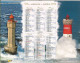 Calendrier Avec Photos, Phares De France, Bretagne, La Jument, Les Pierres Noires La Vieille (Finistère 29) Cassis (13) - Tamaño Grande : 2001-...