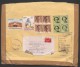 INDIA Postal History Letter Brief IN 023 Personalities Mother Teresa Aviation Helicopter Air Mail - Cartas & Documentos