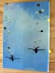 MILITARIA AVIATION PARACHUTISME FALLSCHIRMSPRINGEN LARGAGE EN FORMATION TRANSALL C 160  SCAN R/V - Parachutespringen