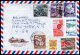 ANDORRA, SPAIN BUREAU TO USA Cover W/8 Stamps, VF - Lettres & Documents