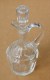 Vintage Style Clear GLASS Bottle JUG Stopper 0,250L Pitcher Cruche - Caraffe