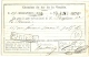 LCHA7B- FRANCE CPO PRIVEE DES CHEMINS DE FER DE VENDEE THOUARS / MONTREUIL BELLAY  10/1/1874 - Precursor Cards