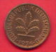 F4350 / 1 Pfening 1976 ( D ) - FRG , Germany Deutschland Allemagne Germania - Coins Munzen Monnaies Monete - 1 Pfennig