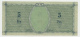 New Hebrides / Nouvelles Hébrides 5 Francs 1943 VF++ Pick 1 - Otros – Oceanía