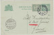 BRIEFKAART - OLANDA - NEDERLAND - PAYS BAS - 1910 - Post Card - Entier Postal - 2,5 + 2,5 - Viaggiata Da Amsterdam A ... - Postal Stationery