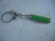 Porte Clef Petit Couteau Genre Opinel De Couleur Vert. - Porte-clefs