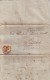 #3383 Hungary, Classical Company Letter Mailed 1873 Sent From Pest (?) To Szegszard, Stamp Michel 8a - Lettres & Documents