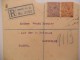 Grande Bretagne Lettre Recommande De London 1918 Pour Marseille (timbres Perfores) - Covers & Documents