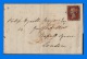 GB 1841-0143,  QV 1d Red Imperf Plate16 H-L On Entire To London, 3 Margins MC Cancel (3 Scans) - Covers & Documents