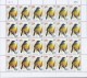 Delcampe - 2009.525 CUBA MNH SHEET COMPLETE 2009 MNH BIRD TURNAT - Hojas Y Bloques