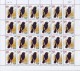 Delcampe - 2009.525 CUBA MNH SHEET COMPLETE 2009 MNH BIRD TURNAT - Hojas Y Bloques