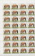 2005.507 CUBA MNH SHEET COMPLETE 2005 HORSE - Hojas Y Bloques