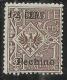 PECHINO 1918- 1919 NUOVO VALORE CENT. 1/2  SU 1 C MNH SIGNED FIRMATO - Pékin