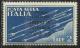 ITALY ITALIA 1945 CLN IMPERIA LIBERATA MONUMENTS DESTROYED OVERPRINTED MONUMENTI DISTRUTTI AEREA AIRMAIL LIRE 2 MLH - Centraal Comité Van Het Nationaal Verzet (CLN)