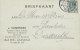 Netherlands J. SOMBROEK, ZAANDAM 1934 Briefkaart Post Card To DORDRECHT (2 Scans) - Brieven En Documenten