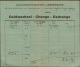 1964 LIECHTENSTEINISCHE LANDESBANK GELDWECHSEL - Cheques & Traveler's Cheques