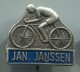 Cycling, Bike, Bicycles - JAN JANSSEN, Netherlands, Vintage Pin, Badge - Radsport