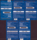 MARCONI TELECOM  PORTO 2001 SUISSE 5 TELECARTES 5 VISUELS SPECIMEN EPREUVES AVANT TIRAGE - Svizzera