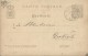 LUXEMBOURG 1882 - PRE-STAMPED POSTAL CARD OF 5 C FROM DIEKIRCK A DIEKIRCH 29 ?? REJAL255/12 - 1859-1880 Stemmi