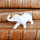 Ancienne Miniature Allemande 20x40 Mm Elephant Miniature Biscuit Figurine German Bisque - Animaux