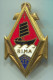 ARMY - Military, Navy, Marine, France, Vintage Pin, Big Badge, Enamel, DRAGO Paris - Militaria
