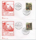 ITALIA - FDC  CAPITOLIUM 1989 - NATALE - ARTE CORREGGIO -  SERIE COMPLETA SU DUE BUSTE - FDC