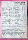Carte Des Vins Du EIERSCHALE Breitenbachplatz à BERLIN 1966 - Factures