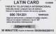 *ITALIA - LATIN CARD* - Scheda Usata - [2] Handy-, Prepaid- Und Aufladkarten