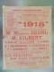 Casino Des Sables D'olonne Programme De Theatre 1915 Avec Marguerite Deval  Et M Gabin Pere De Jean - Programmi